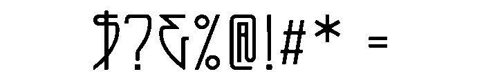 Arts And Crafts Tall Font OTHER CHARS