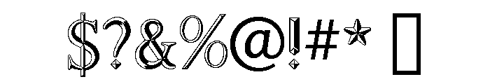 Artworld Regular Font OTHER CHARS