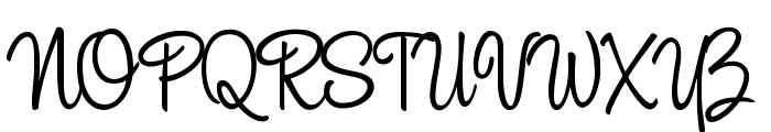 A&S Black Swan Font UPPERCASE