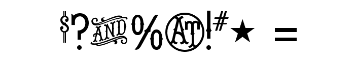 A&S Carolina Thin Font OTHER CHARS