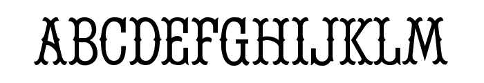 A&S Carolina Thin Font LOWERCASE