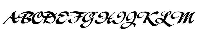 A&S Graceland Font UPPERCASE