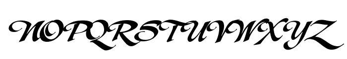 A&S Graceland Font UPPERCASE