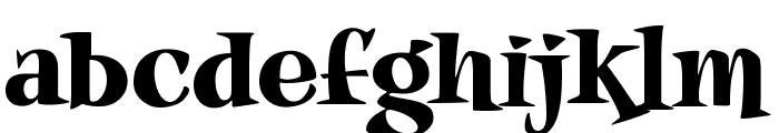 A&S Jiggy Roman Font LOWERCASE