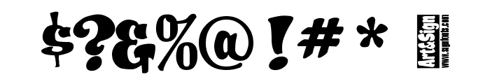 A&S Rister Font OTHER CHARS