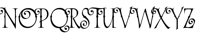 A&S Sarsaparilla Alt. Ornate Font UPPERCASE