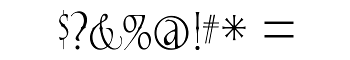 A&S Sarsaparilla Ornamental Font OTHER CHARS