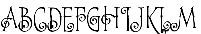 A&S Sarsaparilla Ornamental Font UPPERCASE