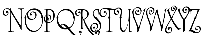 A&S Sarsaparilla Ornamental Font UPPERCASE