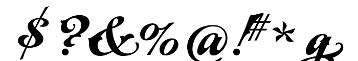 A&S Tuscano Script Font OTHER CHARS