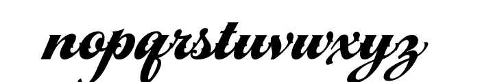 A&S Tuscano Script Font LOWERCASE