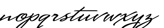 A&S Valentino Script Regular Font LOWERCASE