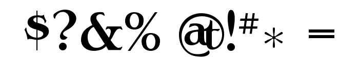A&SAce Font OTHER CHARS