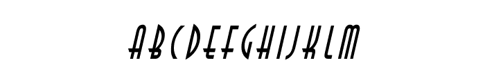 Asia Thin Italic Font LOWERCASE