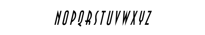 Asia Thin Italic Font LOWERCASE