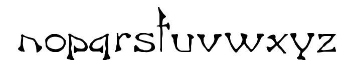 Asian  Normal Font LOWERCASE