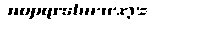 Aston Italic Font LOWERCASE