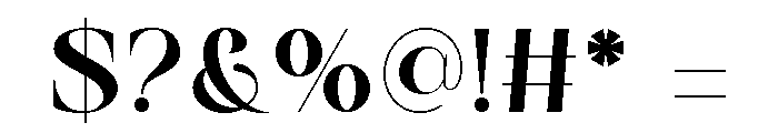 ASIVA Font OTHER CHARS