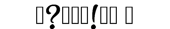Asad Regular Font OTHER CHARS