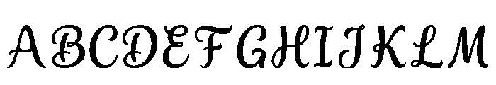 Asad Regular Font UPPERCASE