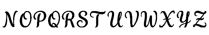 Asad Regular Font UPPERCASE