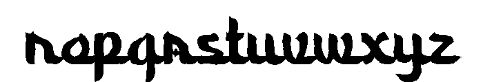 Aselami Rough Font LOWERCASE