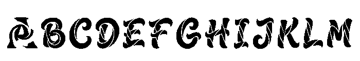 Asha Regular Font UPPERCASE