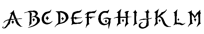 Ashbourne Font UPPERCASE