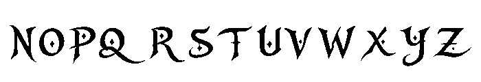 Ashbourne Font UPPERCASE