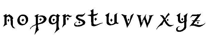Ashbourne Font LOWERCASE