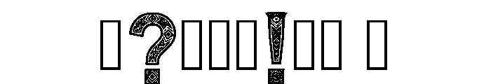 Asher Regular Font OTHER CHARS