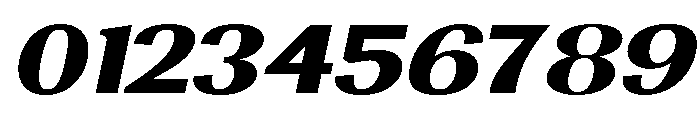 Ashetta Expanded Slanted Font OTHER CHARS