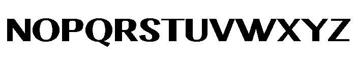 Ashetta Expanded Font UPPERCASE