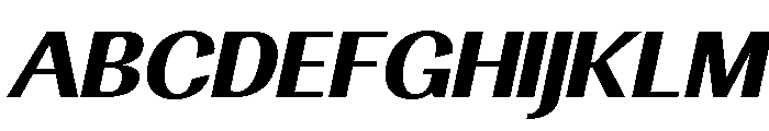 Ashetta Slanted Font UPPERCASE