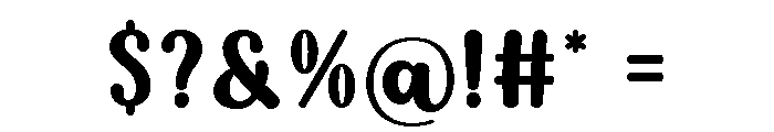 Ashia Font OTHER CHARS