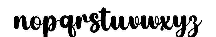 Ashia Font LOWERCASE