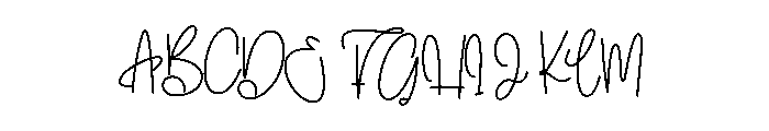 Ashila Cardigant Font UPPERCASE
