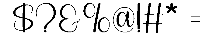 Ashila Font OTHER CHARS