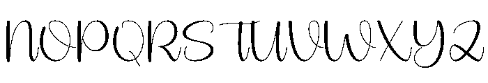 Ashila Font UPPERCASE