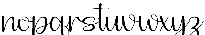 Ashila Font LOWERCASE