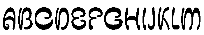 Ashrock Regular Font UPPERCASE