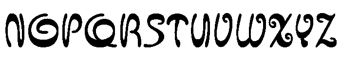 Ashrock Regular Font UPPERCASE