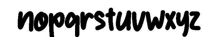 Asitio Font LOWERCASE