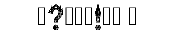 Asiya Regular Font OTHER CHARS