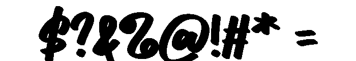 Asli Gede Font OTHER CHARS