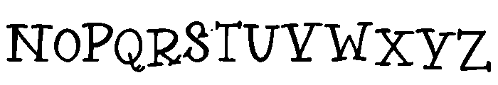 Asling Font UPPERCASE