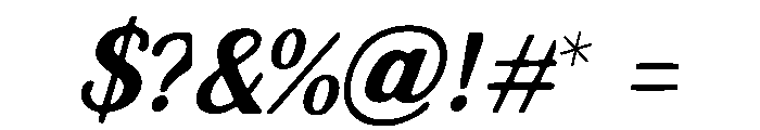Aspen Font OTHER CHARS