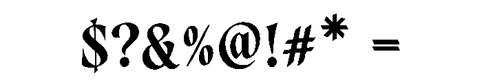 Aspenleigh Font OTHER CHARS