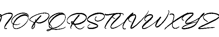 Asphale Rhythm Italic Font UPPERCASE