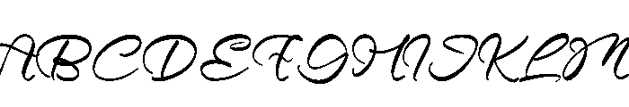 Asphale Rhythm Font UPPERCASE